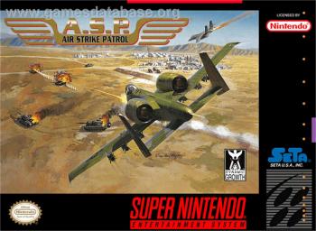 Cover A.S.P. Air Strike Patrol for Super Nintendo